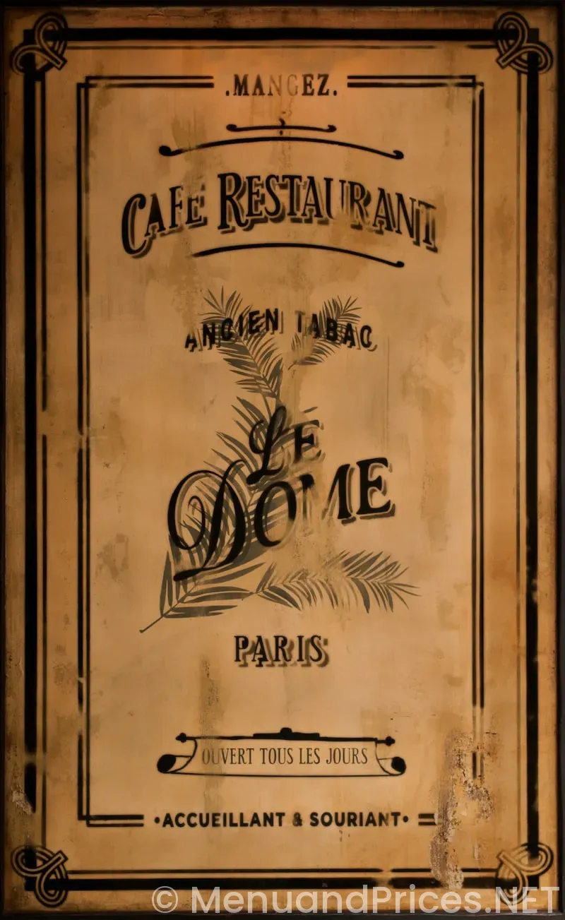 Ala carte menus