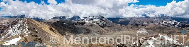 Altitude bar and lounge menu