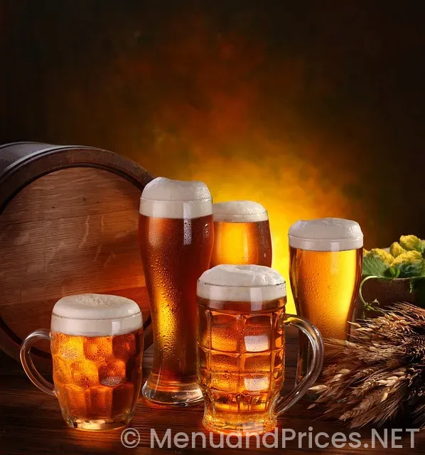 Altitude bar and lounge menu