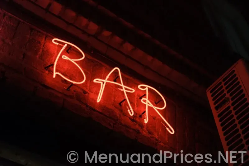 Bar menus near me Bar menus near me
