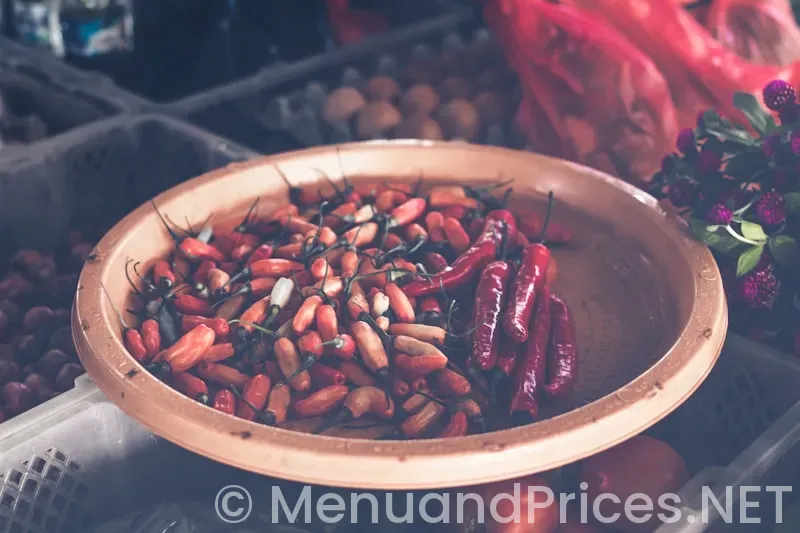 Beans and brews menu with prices