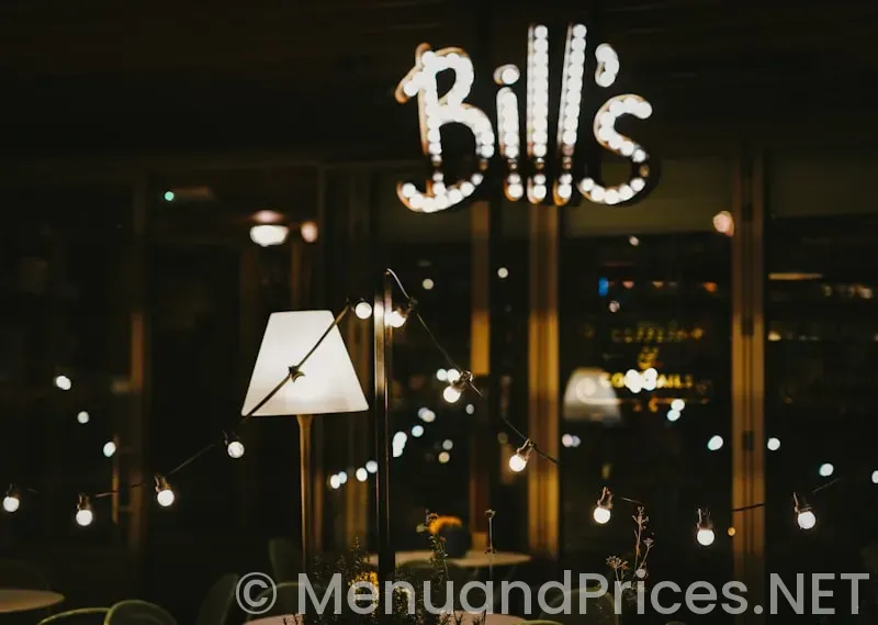 Bill millers menu and prices