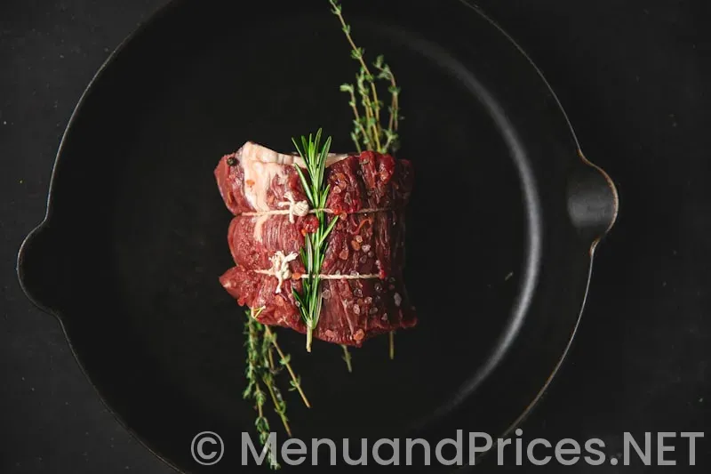 Blended restaurant menus