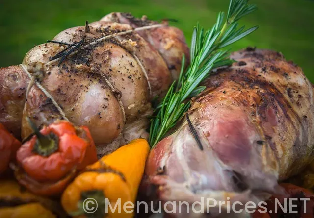 Book of restaurant menus