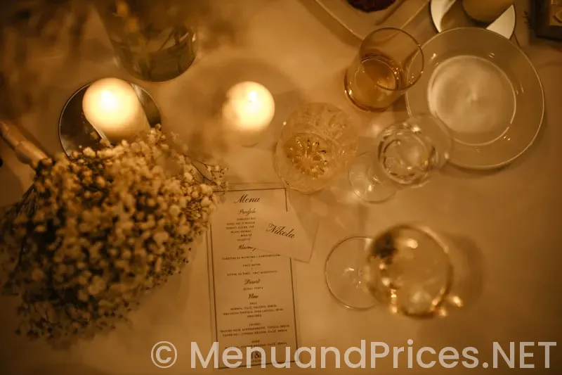 Buffet menus for weddings