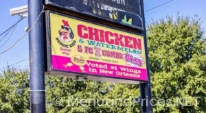 Bush’s Chicken Menu and Prices