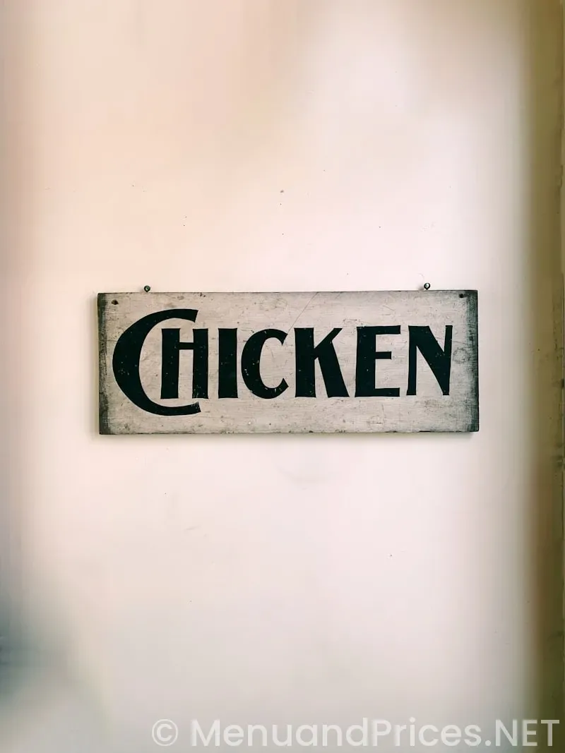 Bush's chicken menu and prices