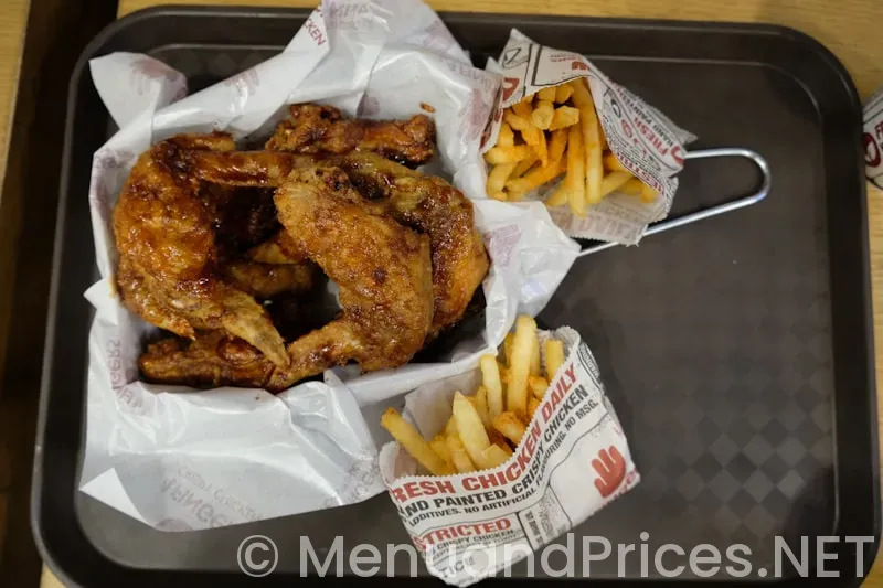 Chick fil a lunch menu with prices and pictures