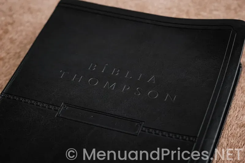 Custom leather menus