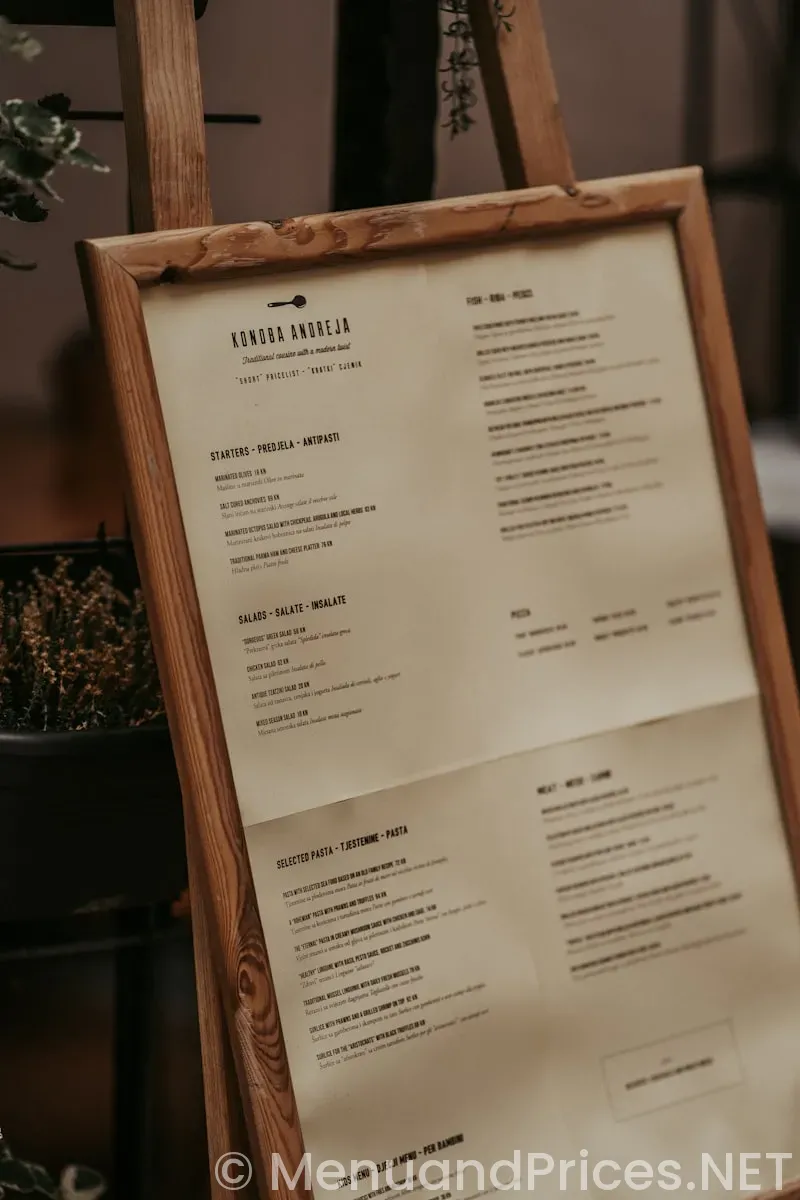 Emeals sample menus