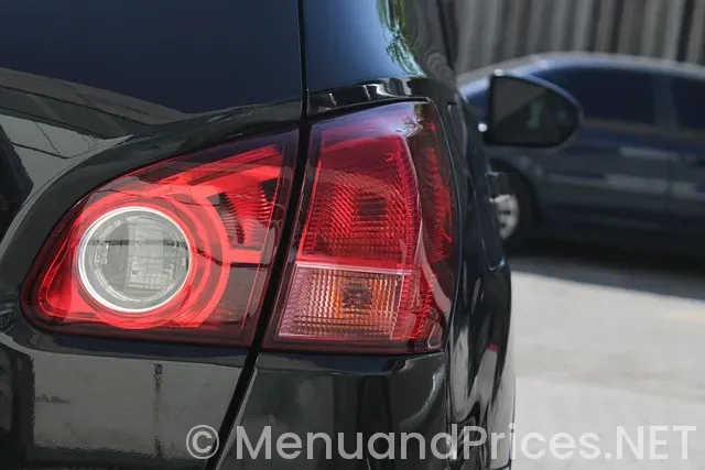 Encore room service menu