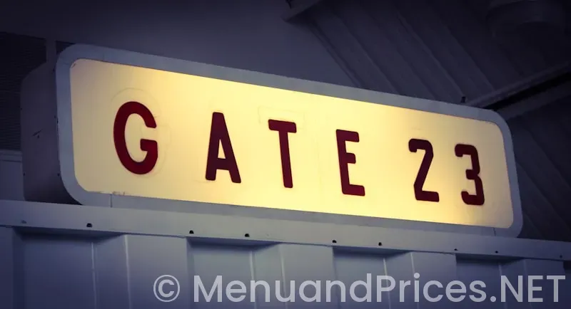Gates menu and prices