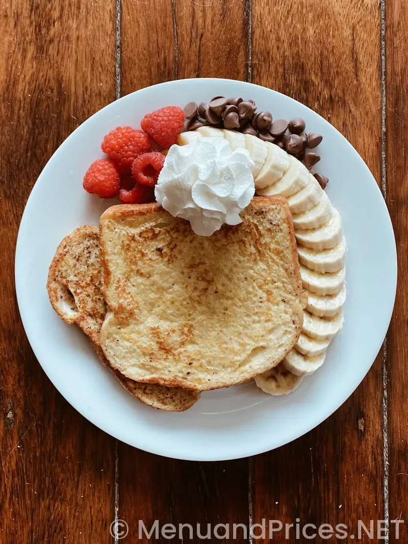 Hardee's breakfast menu with prices and pictures