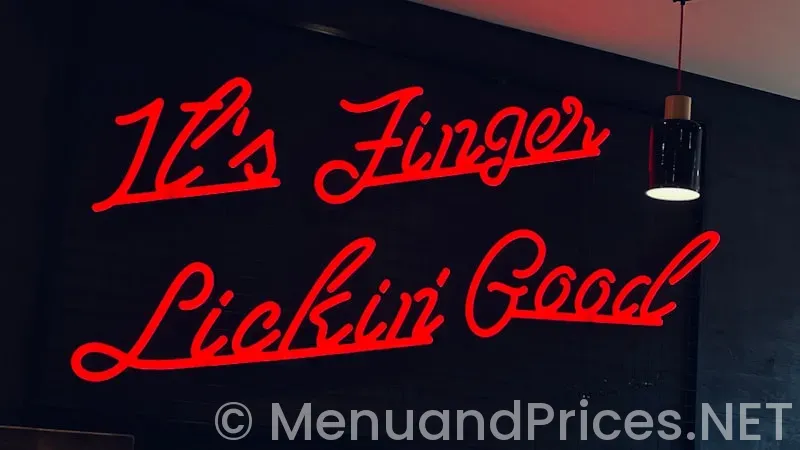 İt's just wings menu and prices
