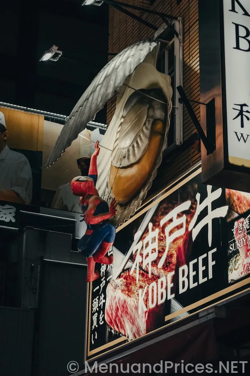 Kobe steakhouse menu and prices