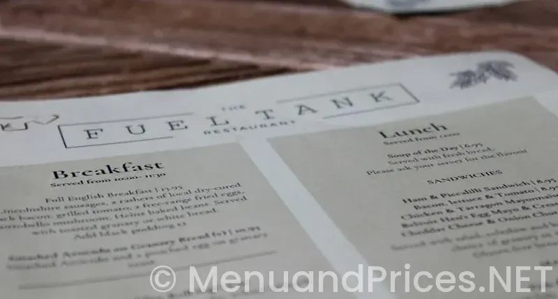 La madeleine menu and prices