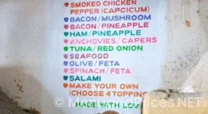 Mazzios menu and prices