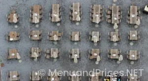 Menu board for restaurant