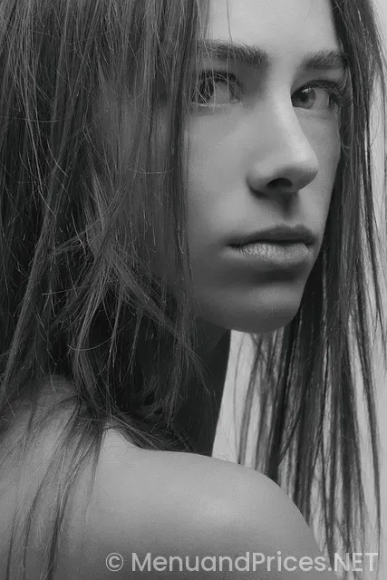 Menu screen for restaurant