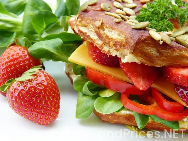 Menu types burger kebab