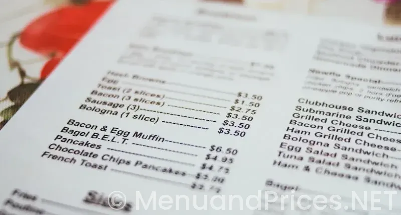 Menus and Prices