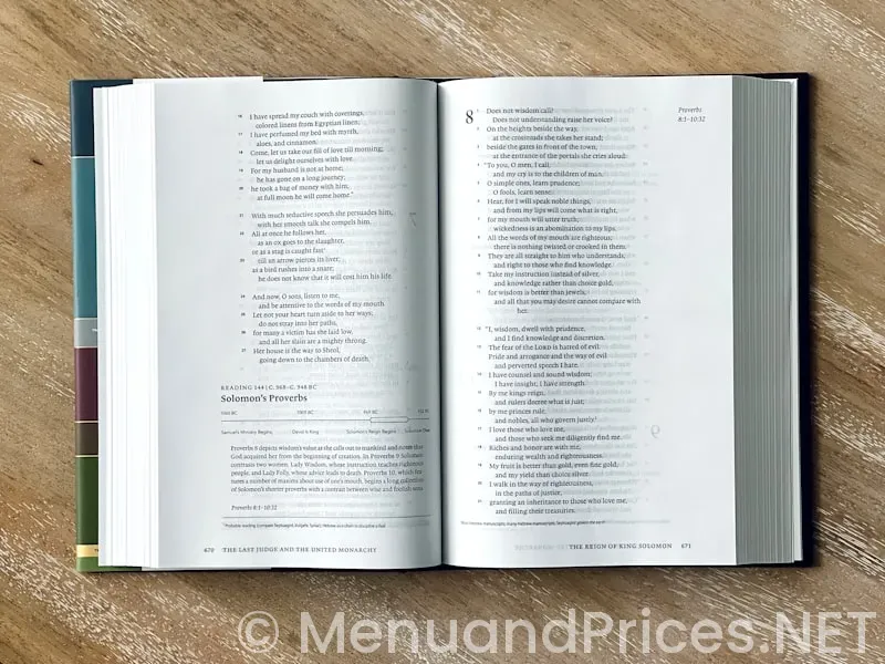 Menus book