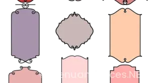 Minted wedding menus