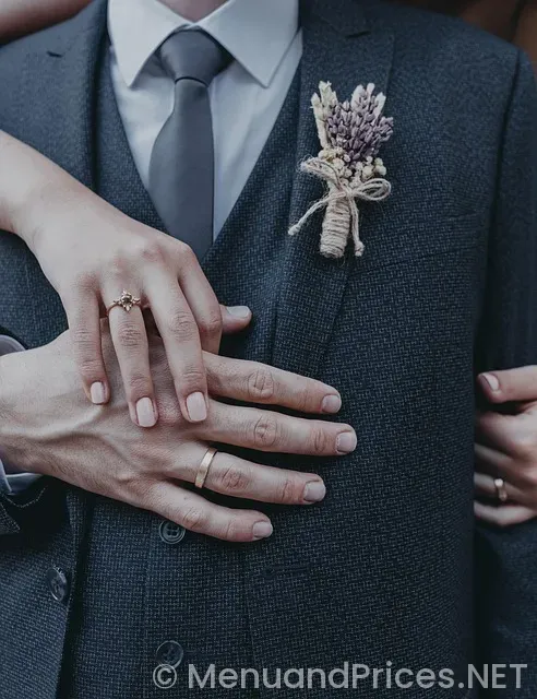 Minted wedding menus