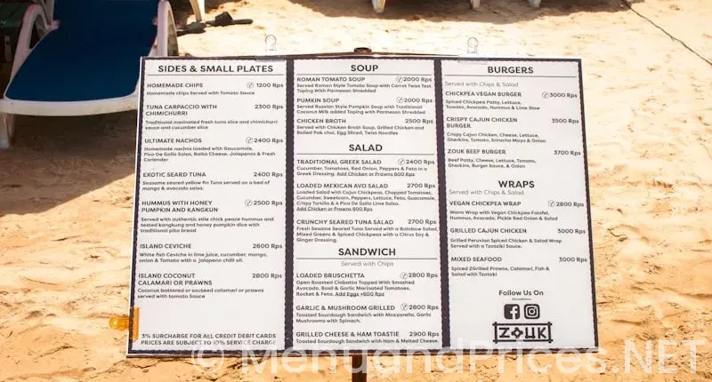 NCL Epic Dining Menus