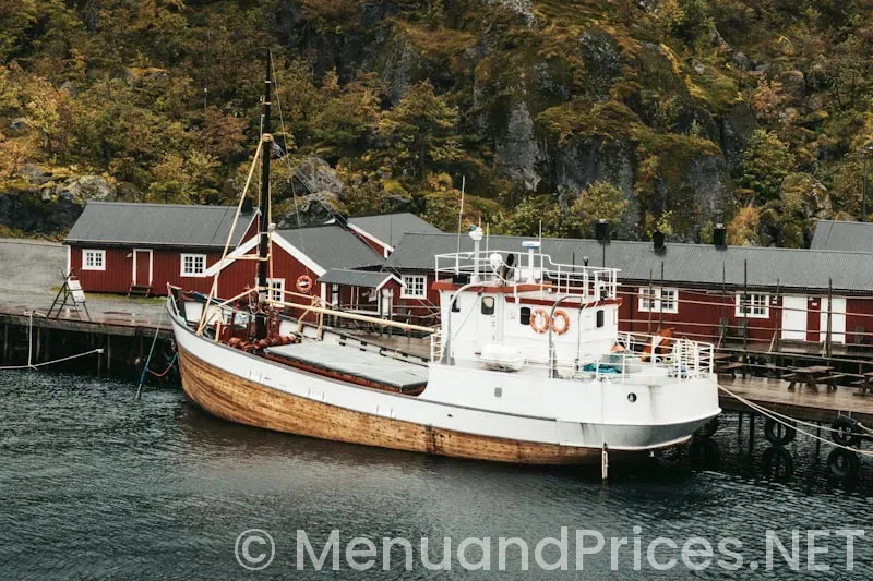 Norwegian getaway menus