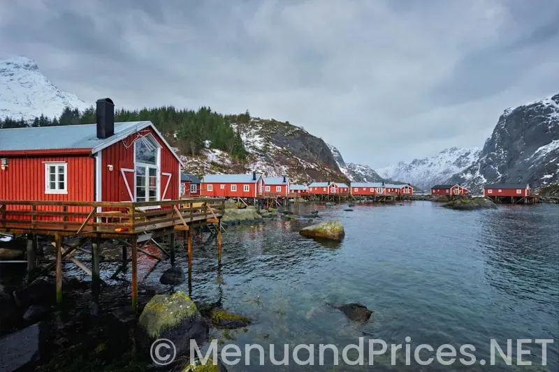 Norwegian getaway menus