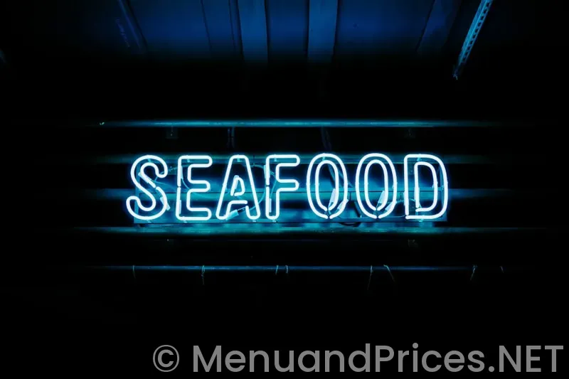 Oceanaire menu and prices