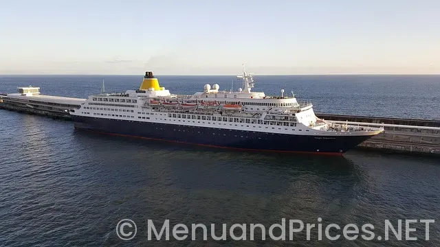 Oceania cruises menus