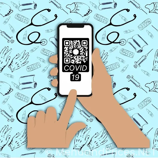 Qr code generator for menus