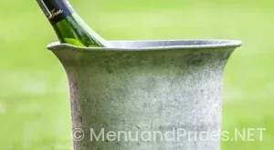 Restaurant menu display screen