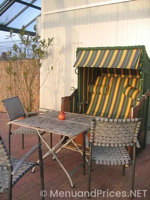 Restaurant menu display screen