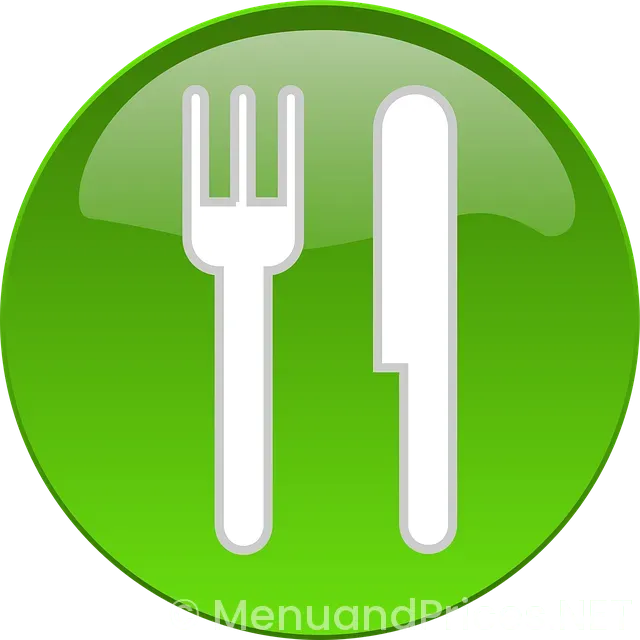 Restaurant menu display screen