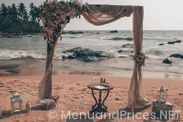 Restaurant menu display screen