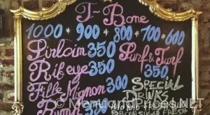 Restaurant menu trends