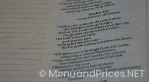 Sample Menus for Care Homes