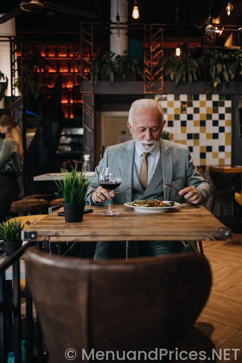 Senior citizen menus