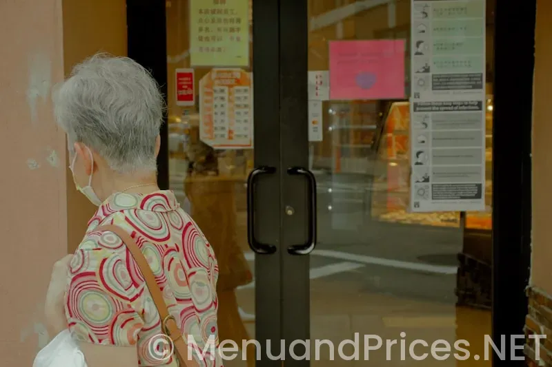 Senior citizen menus