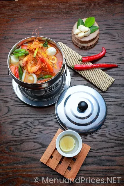 Sizzler menu with prices and pictures