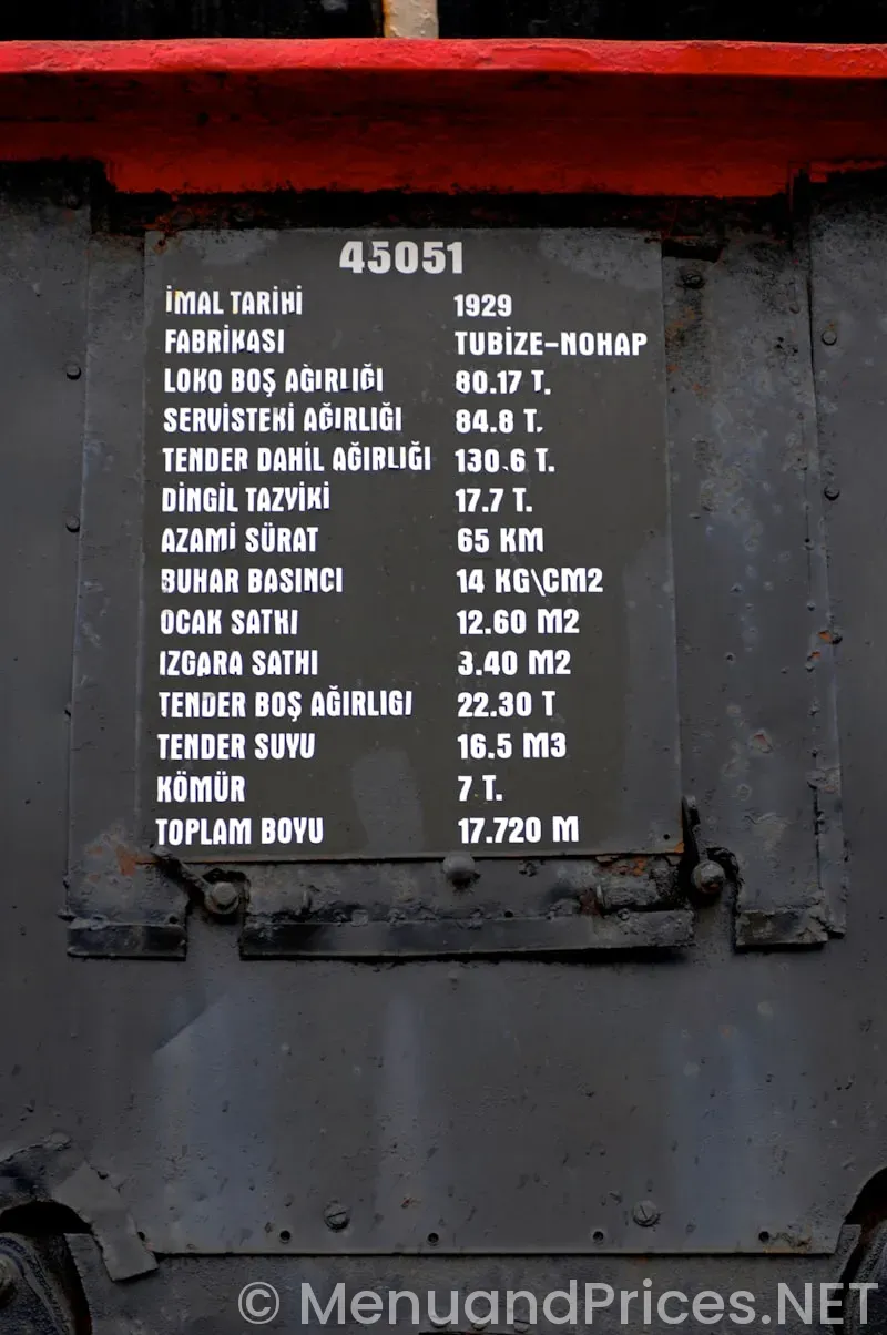 Submarine house menu and prices