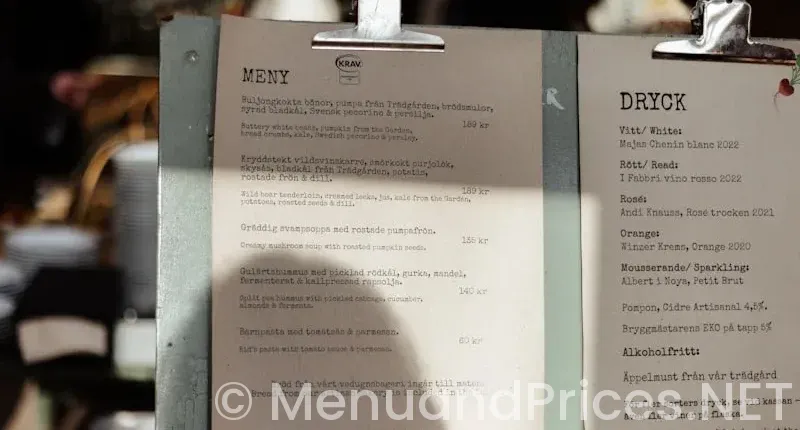 Teejays menu and prices