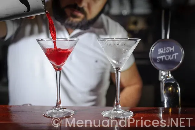 Tom's watch bar uncasville menu