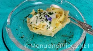 Type of menu crossword clue