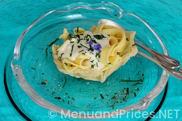 Type of menu crossword clue