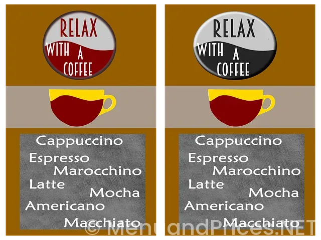 Waterproof menus Waterproof menus