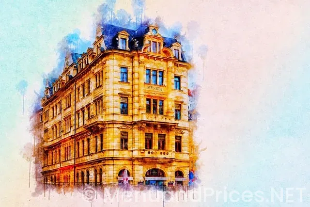 Wedding menus printed